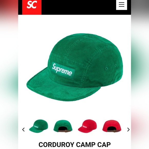 Supreme Corduroy Camp Cap *FW23* *NWT* - Picture 1 of 5